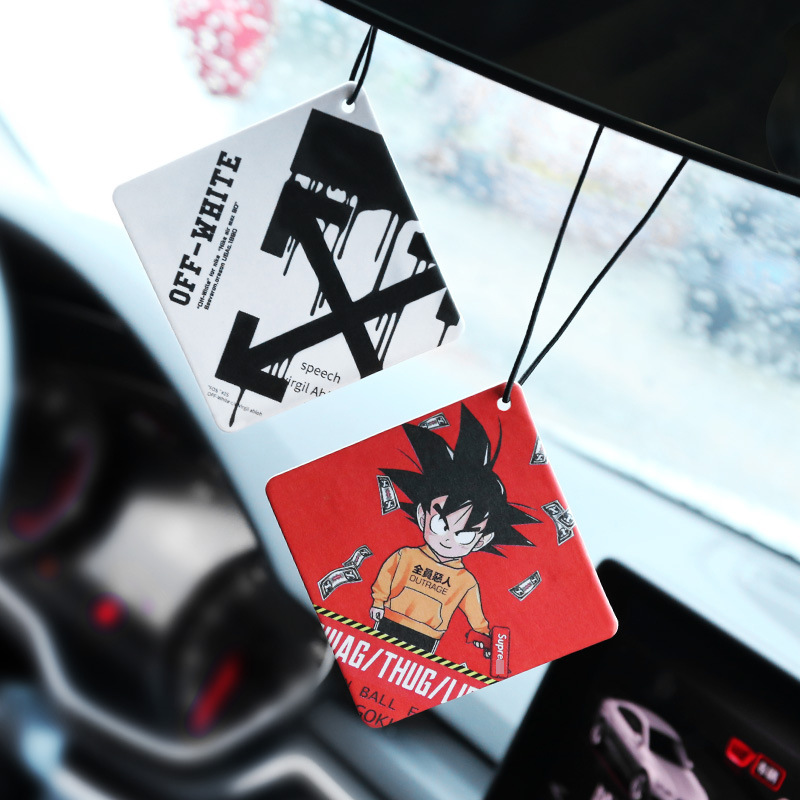 Car Perfume Tablet Car Jasmine Scented Green Tea Tide Car Supplies Decoration Gift Car Interior Aromatherapy Essential Oil Decoration Car Gift