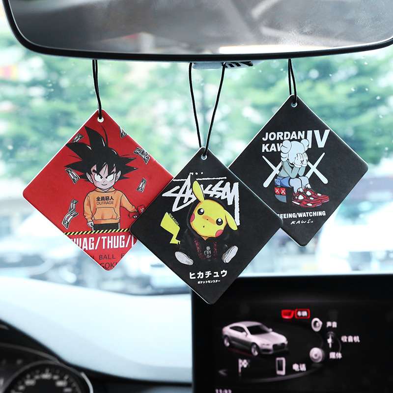 Car Perfume Tablet Car Jasmine Scented Green Tea Tide Car Supplies Decoration Gift Car Interior Aromatherapy Essential Oil Decoration Car Gift