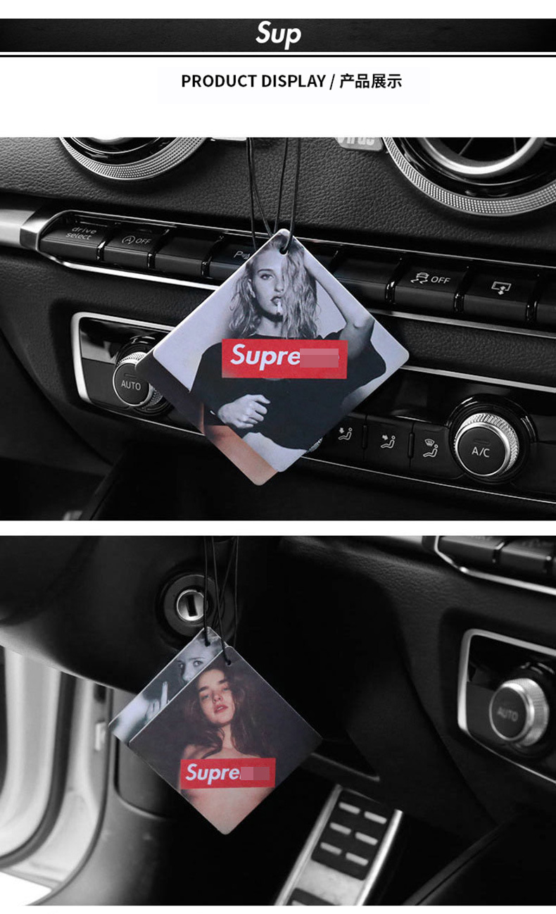 Car Perfume Tablet Car Jasmine Scented Green Tea Tide Car Supplies Decoration Gift Car Interior Aromatherapy Essential Oil Decoration Car Gift