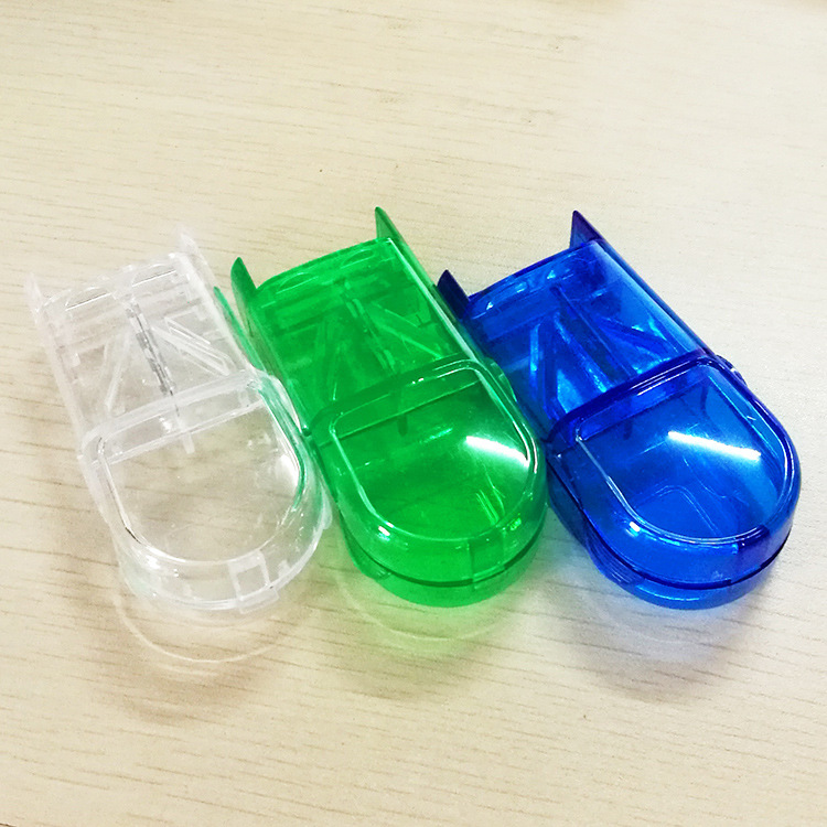 Transparent Pill Cutter with Divide Tablet Medicine Dispenser for the Elderly Convenient Carrying Travel Medicine Separating Box Medicine Cutter Box Transparent Pill Cutter with Divide Tablet Medicine Dispenser for the Elderly Convenient Carrying Travel Medicine Separating Box Medicine Cutter Box