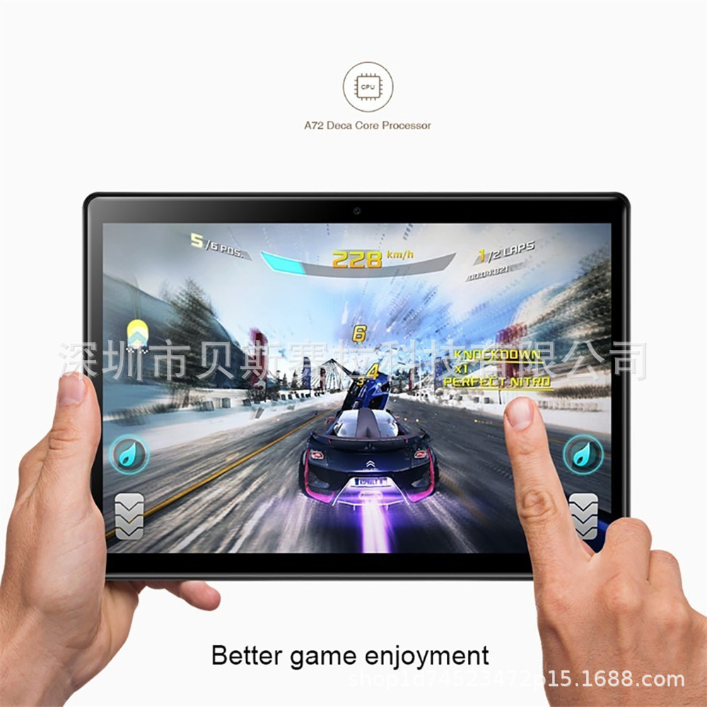 S10 10.1-Inch Cross-Border Hot MTK Quad-Core Tablet 3G Call 16GB Memory Tablet