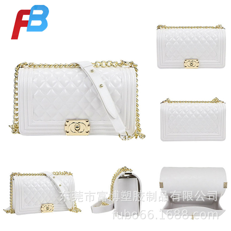 Jelly2019 New Style PVC Women Bag Rhombus Shoulder Chain Bag Gel Bag Factory Direct Sales One Piece Dropshipping Jelly2019 New Style PVC Women Bag Rhombus Shoulder Chain Bag Gel Bag Factory Direct Sales One Piece Dropshipping