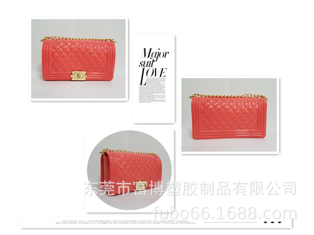 Jelly2019 New Style PVC Women Bag Rhombus Shoulder Chain Bag Gel Bag Factory Direct Sales One Piece Dropshipping Jelly2019 New Style PVC Women Bag Rhombus Shoulder Chain Bag Gel Bag Factory Direct Sales One Piece Dropshipping