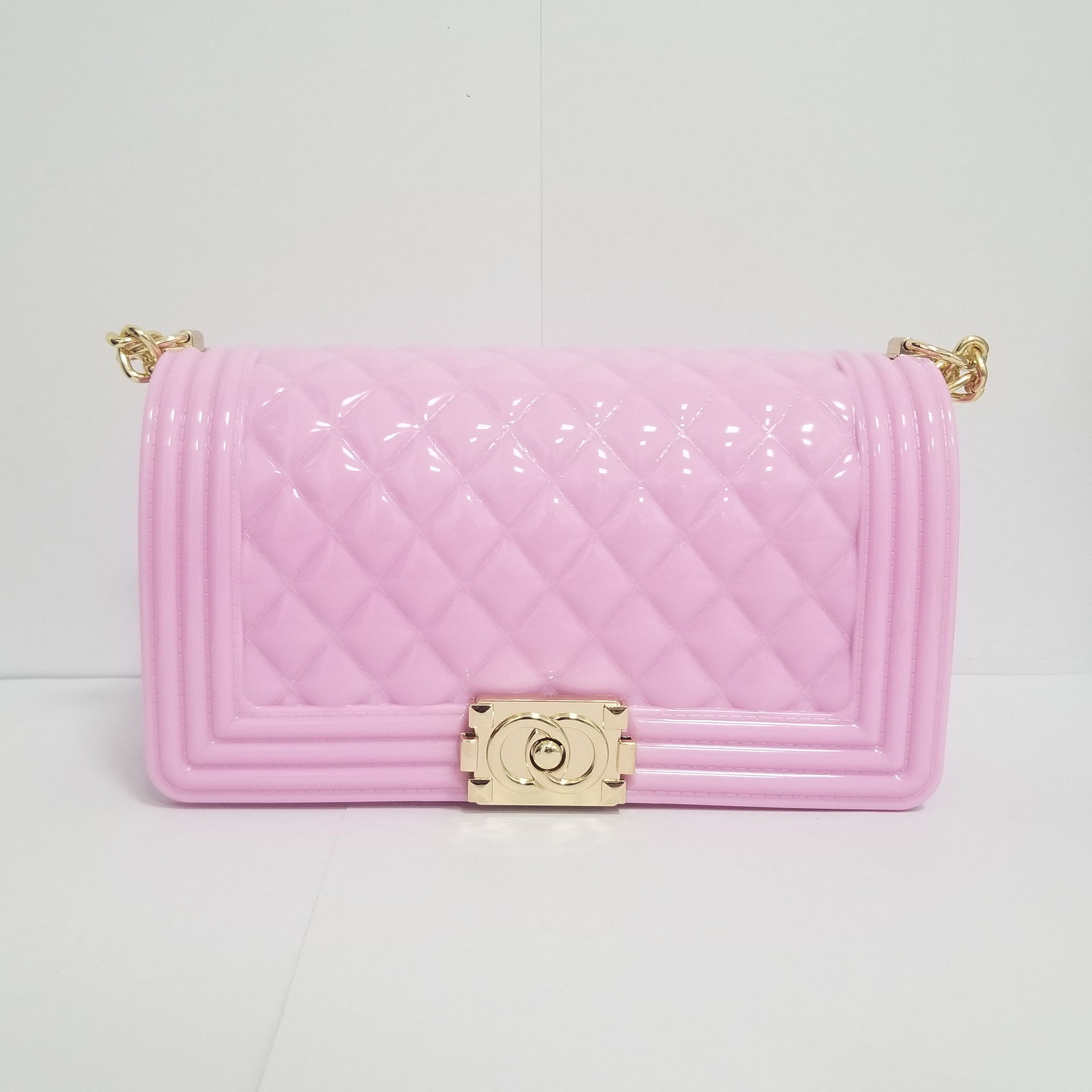 Jelly2019 New Style PVC Women Bag Rhombus Shoulder Chain Bag Gel Bag Factory Direct Sales One Piece Dropshipping Jelly2019 New Style PVC Women Bag Rhombus Shoulder Chain Bag Gel Bag Factory Direct Sales One Piece Dropshipping