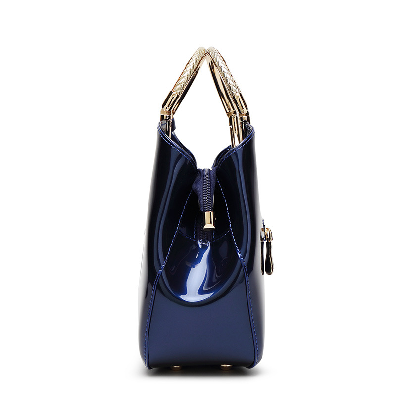 Bridal Wedding Bag 2020 Summer Autumn New Style Fashion Shiny Surface Patent Leather Women Bag Messenger wedding Bag