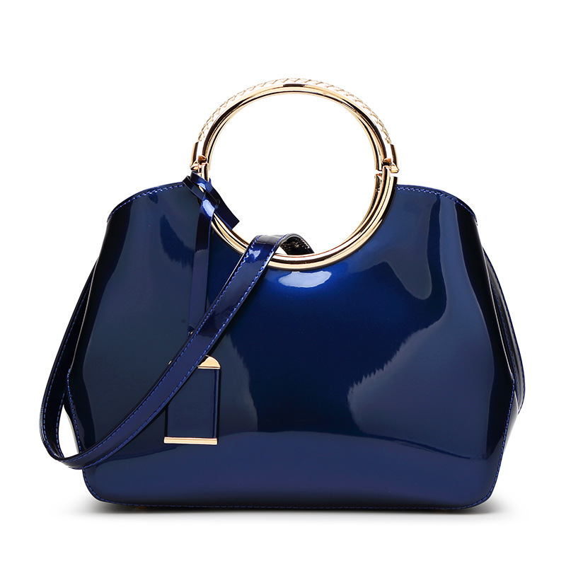 Bridal Wedding Bag 2020 Summer Autumn New Style Fashion Shiny Surface Patent Leather Women Bag Messenger wedding Bag