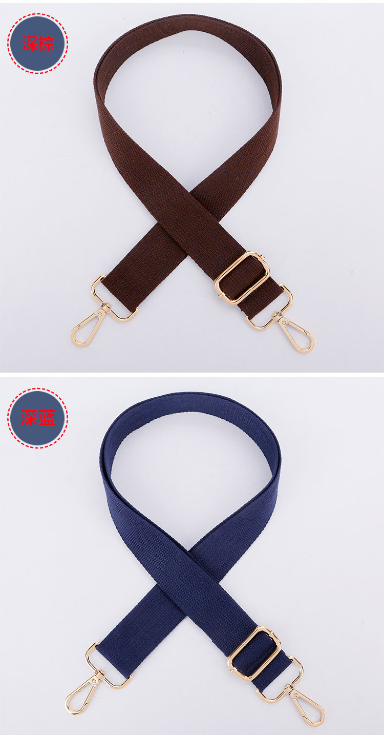 Cotton Tape Adjustable Men's and Women's Handbags Strap Shoulder Crossbody Long Shoulder Strap Women Bag Accessories