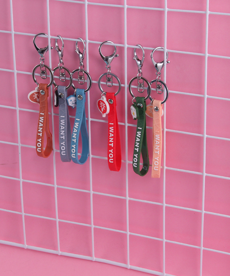 Factory Direct Sales PVC Cut Surface Leather Rope Keychain Pendant Women Bag Accessories Car Ornament Ornaments Ornament Keychain Factory Direct Sales PVC Cut Surface Leather Rope Keychain Pendant Women Bag Accessories Car Ornament Ornaments Ornament Keychain