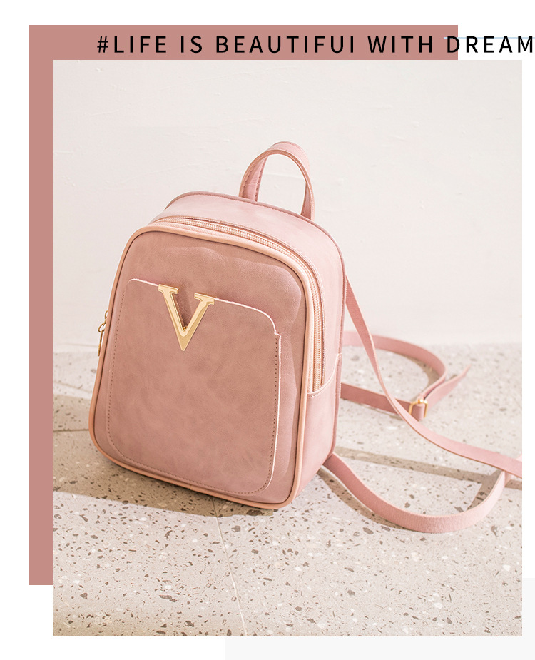 Small Bookbag 2021 Korean Women Bag Street Trendy Small Backpack Handbag Shoulder Messenger Bag Pu Oily Leather Small Bag Small Bookbag 2021 Korean Women Bag Street Trendy Small Backpack Handbag Shoulder Messenger Bag Pu Oily Leather Small Bag