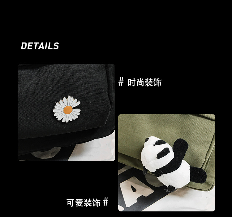Vintage Canvas Backpack Student Schoolbag Large Capacity Solid Color Multi-Pocket Backpack Vintage Style Korean Hipster Women Bag Vintage Canvas Backpack Student Schoolbag Large Capacity Solid Color Multi-Pocket Backpack Vintage Style Korean Hipster Women Bag