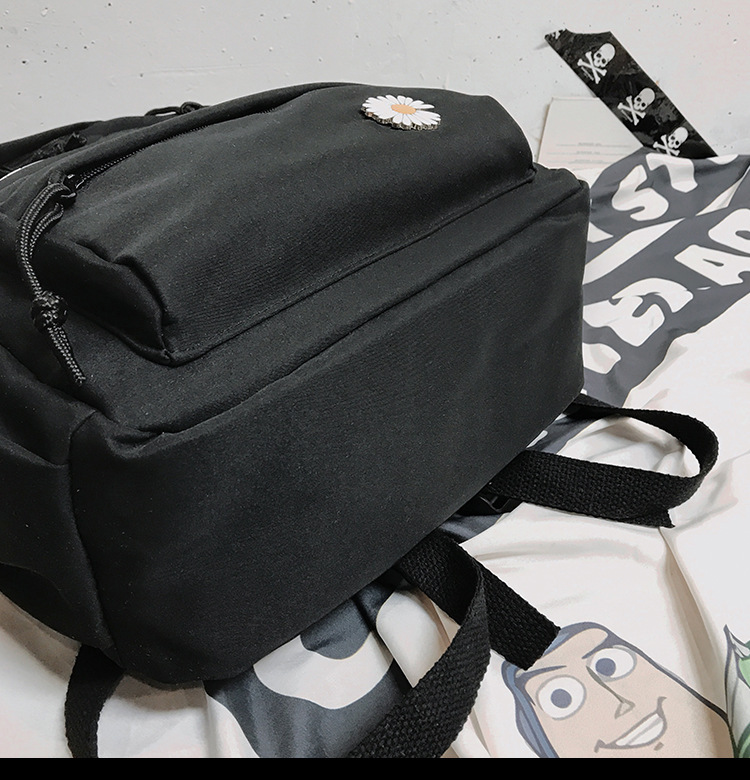 Vintage Canvas Backpack Student Schoolbag Large Capacity Solid Color Multi-Pocket Backpack Vintage Style Korean Hipster Women Bag Vintage Canvas Backpack Student Schoolbag Large Capacity Solid Color Multi-Pocket Backpack Vintage Style Korean Hipster Women Bag