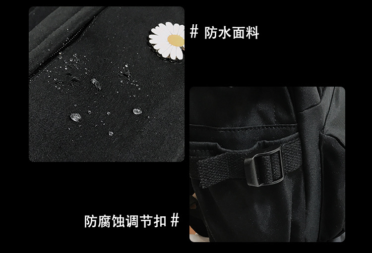 Vintage Canvas Backpack Student Schoolbag Large Capacity Solid Color Multi-Pocket Backpack Vintage Style Korean Hipster Women Bag Vintage Canvas Backpack Student Schoolbag Large Capacity Solid Color Multi-Pocket Backpack Vintage Style Korean Hipster Women Bag