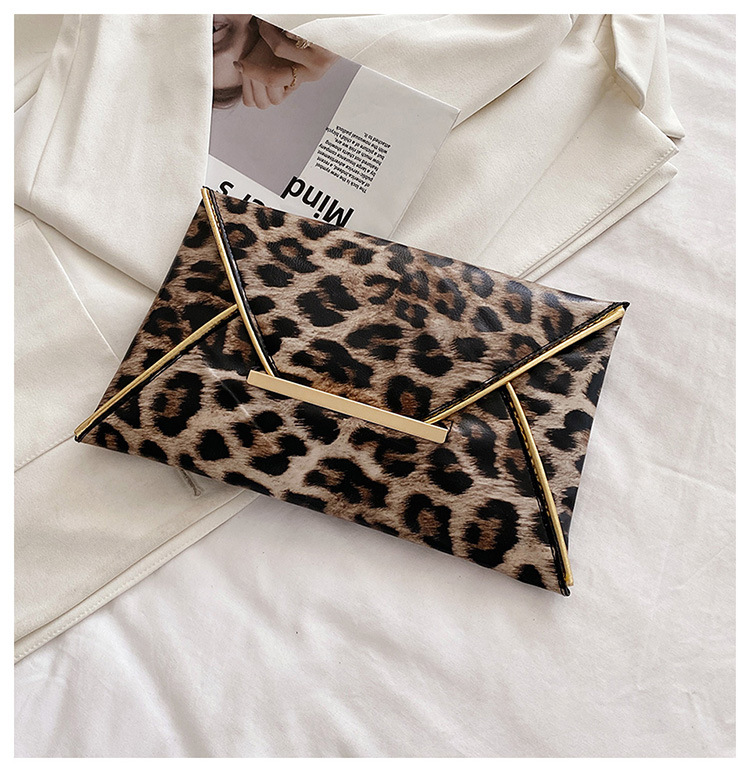 2021 Clutch Clutch Bag Cows Pattern European and American Fashion Minimalist Clutch Bag 2021 Summer Cool Women Envelope Women Bag