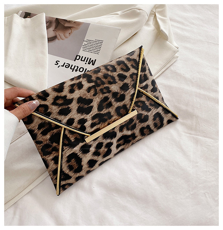 2021 Clutch Clutch Bag Cows Pattern European and American Fashion Minimalist Clutch Bag 2021 Summer Cool Women Envelope Women Bag