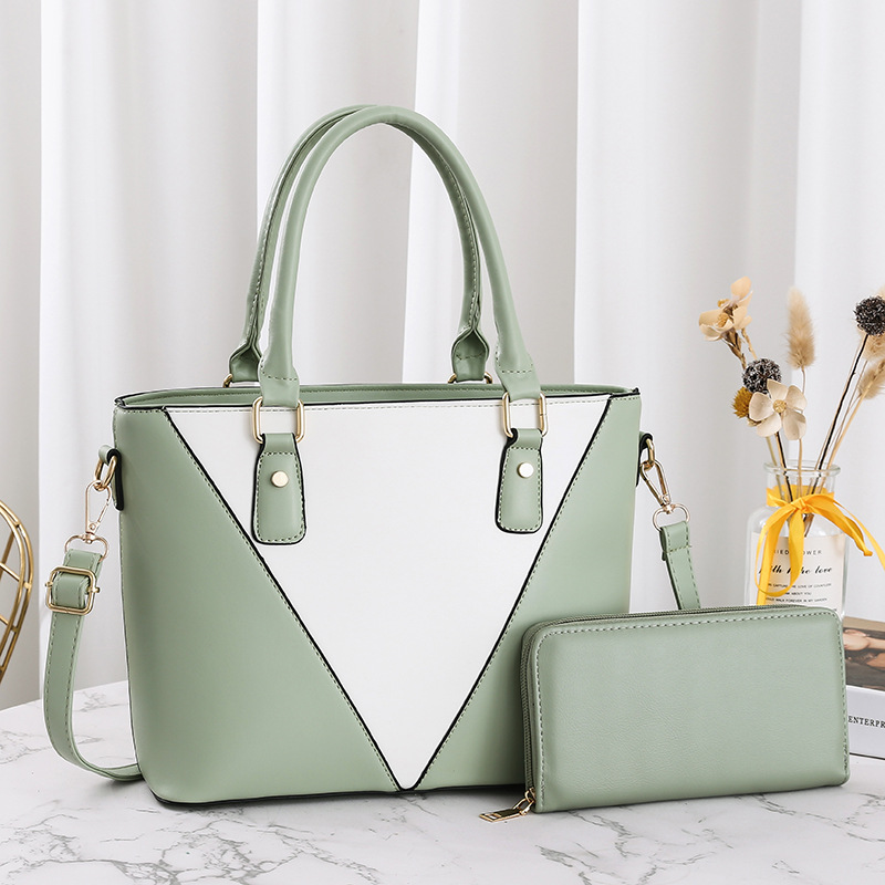 Trendy Bags Women&#039;s 2021 New Fashion Korean Women Bag Color Matching Contrast Color Small Square Bag Shoulder Messenger Bag