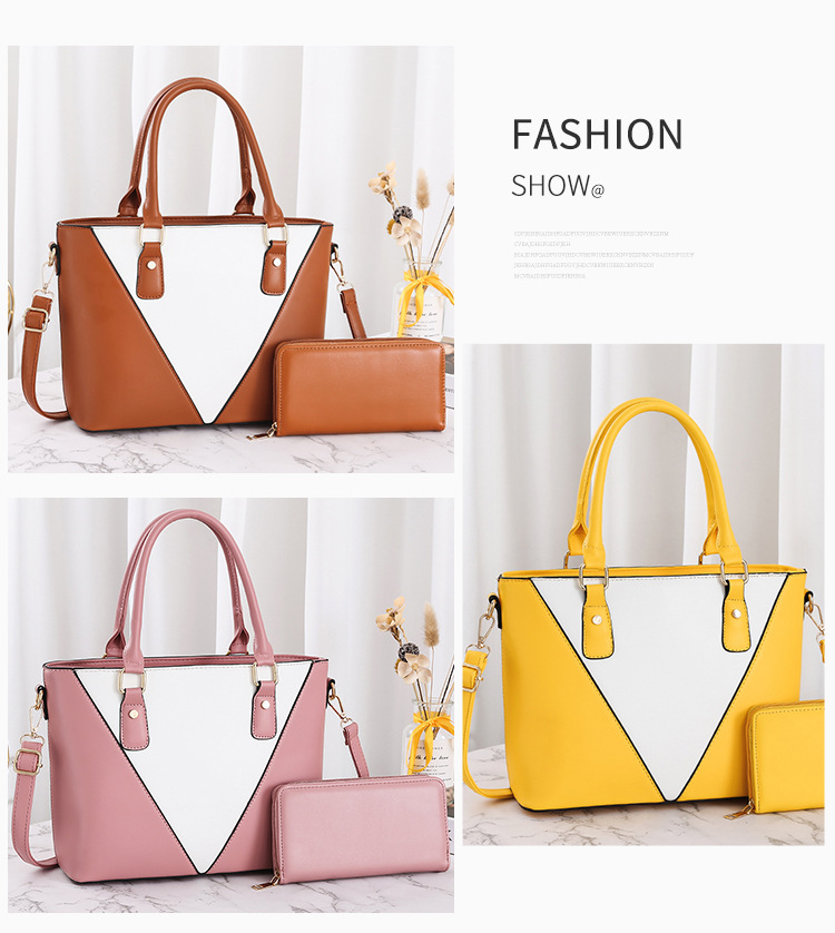 Trendy Bags Women's 2021 New Fashion Korean Women Bag Color Matching Contrast Color Small Square Bag Shoulder Messenger Bag