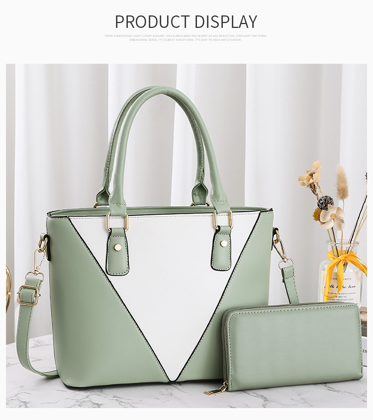 Trendy Bags Women's 2021 New Fashion Korean Women Bag Color Matching Contrast Color Small Square Bag Shoulder Messenger Bag