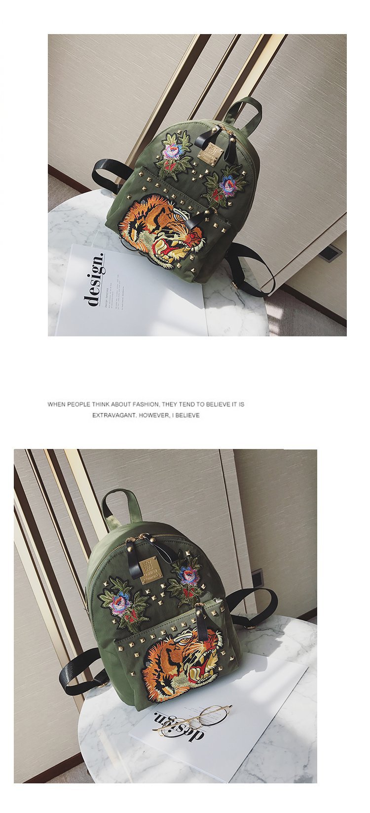 Ethnic Style Women Bag Embroidered Nylon Pouch Bag Leather Backpack Shopkeeper Recommended One Piece Dropshipping Ethnic Style Women Bag Embroidered Nylon Pouch Bag Leather Backpack Shopkeeper Recommended One Piece Dropshipping