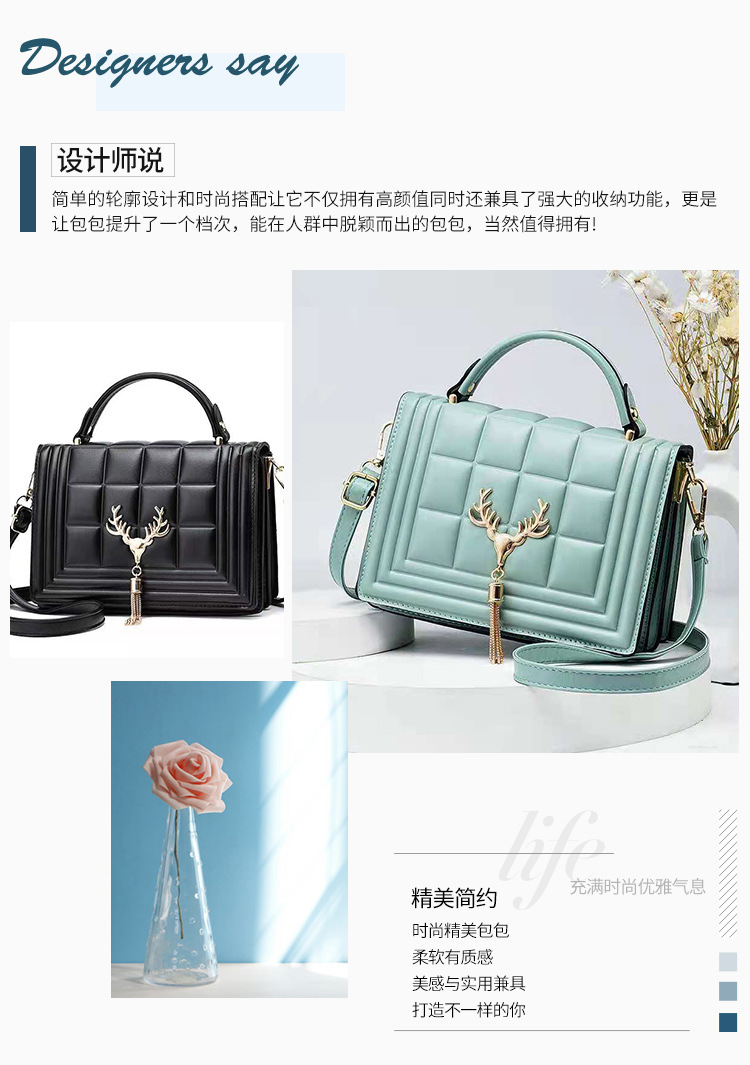 Women's Fashion Trendy New Korean Style Messenger Bag Shoulder Bag Casual Fashion Crossbody Women Bag Portable