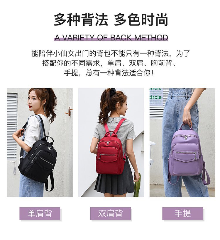 Foreign Trade New Fashion European and American Style Shoulder Candy Color Tao 1688 Supply Casual College Style Women Bag Lightweight Breathable Wholesale