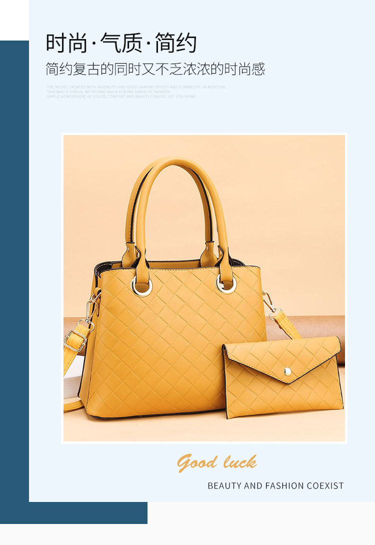 2021 New Large Capacity Shoulder Bag Handbag Messenger Bag Fashion Minimalist Women Bag Factory Direct Supply Bag