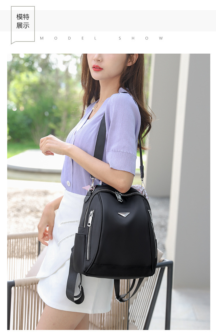 Foreign Trade 2021 Autumn New Women's Pu Backpack Bark Pattern European and American Fashion Backpack Solid Color All-Match Women Bag Foreign Trade 2021 Autumn New Women's Pu Backpack Bark Pattern European and American Fashion Backpack Solid Color All-Match Women Bag