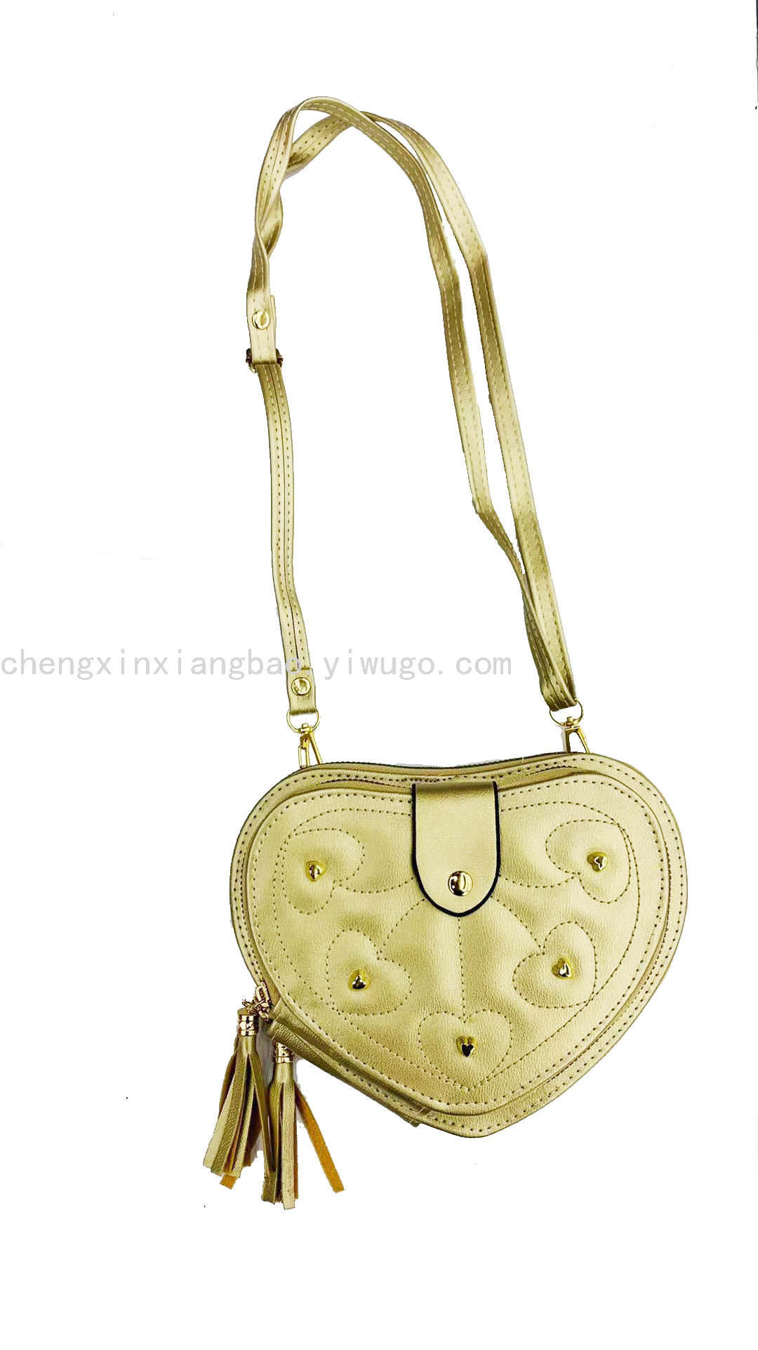 Bag Shoulder Bag Crossbody Bag Fashion Women Bag Heart-Shaped Messenger Bag Pu Women Bag
