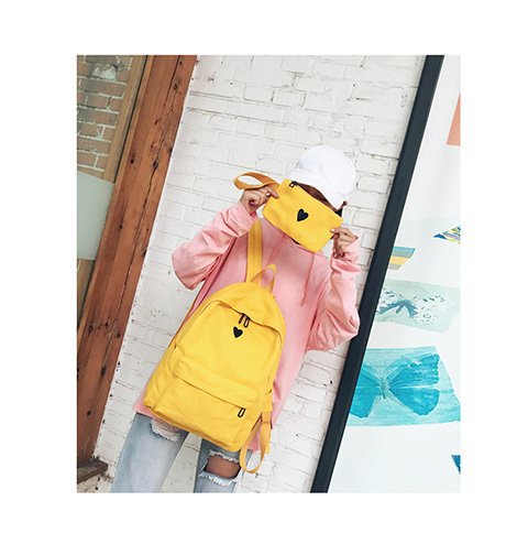 Japan and South Korea Cute Schoolbag Two-Piece Set Coin Purse Mobile Phone Stationery Storage Bag Japan and South Korea Cute Schoolbag Two-Piece Set Coin Purse Mobile Phone Stationery Storage Bag