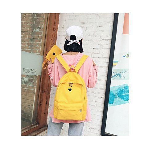 Japan and South Korea Cute Schoolbag Two-Piece Set Coin Purse Mobile Phone Stationery Storage Bag Japan and South Korea Cute Schoolbag Two-Piece Set Coin Purse Mobile Phone Stationery Storage Bag