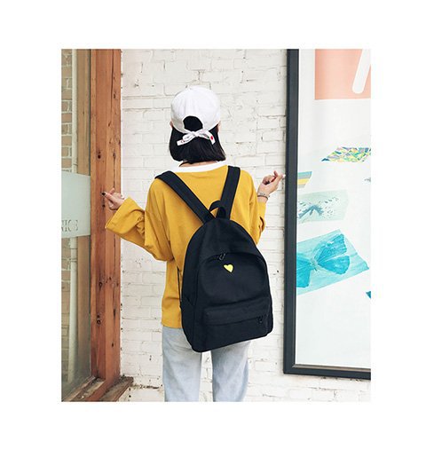 Japan and South Korea Cute Schoolbag Two-Piece Set Coin Purse Mobile Phone Stationery Storage Bag Japan and South Korea Cute Schoolbag Two-Piece Set Coin Purse Mobile Phone Stationery Storage Bag