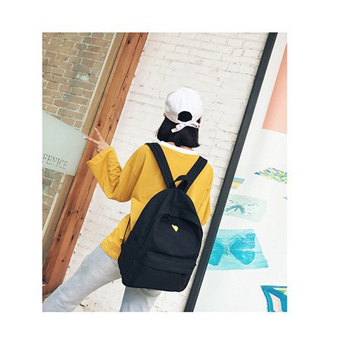 Japan and South Korea Cute Schoolbag Two-Piece Set Coin Purse Mobile Phone Stationery Storage Bag Japan and South Korea Cute Schoolbag Two-Piece Set Coin Purse Mobile Phone Stationery Storage Bag