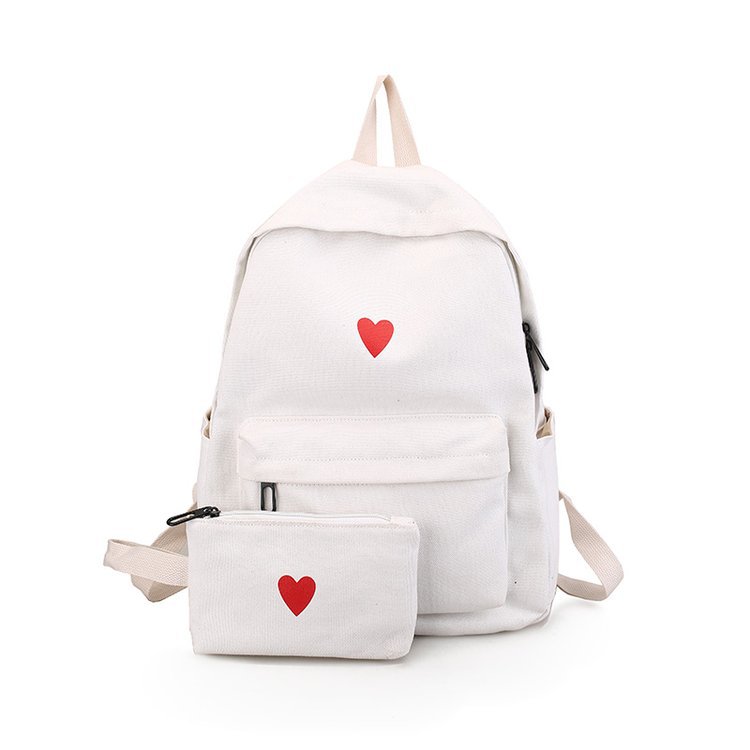 Japan and South Korea Cute Schoolbag Two-Piece Set Coin Purse Mobile Phone Stationery Storage Bag Japan and South Korea Cute Schoolbag Two-Piece Set Coin Purse Mobile Phone Stationery Storage Bag