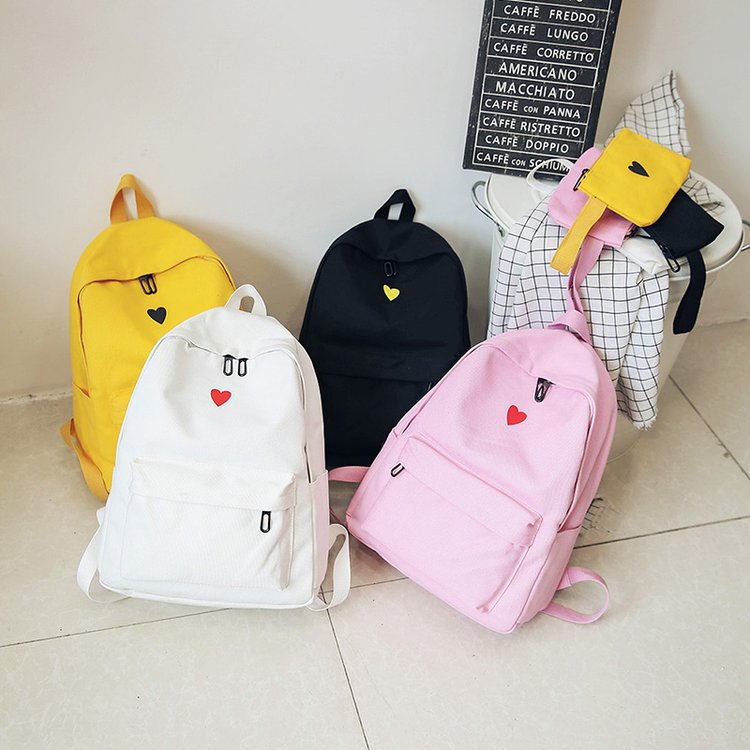 Japan and South Korea Cute Schoolbag Two-Piece Set Coin Purse Mobile Phone Stationery Storage Bag Japan and South Korea Cute Schoolbag Two-Piece Set Coin Purse Mobile Phone Stationery Storage Bag