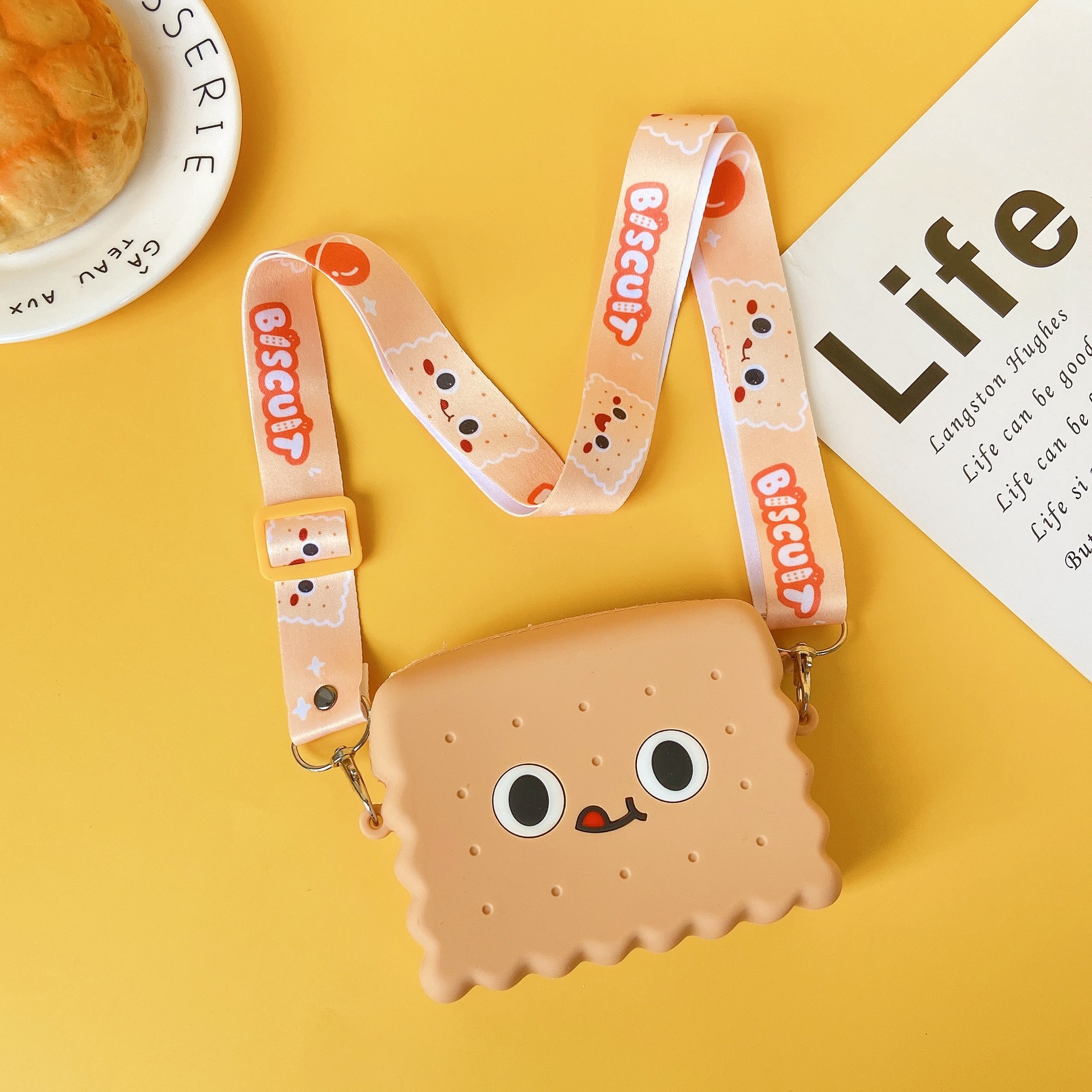 2021 New Square Silicone Coin Purse Toy Story Little Sister Net Red Bag Card Package Factory Direct Sales
