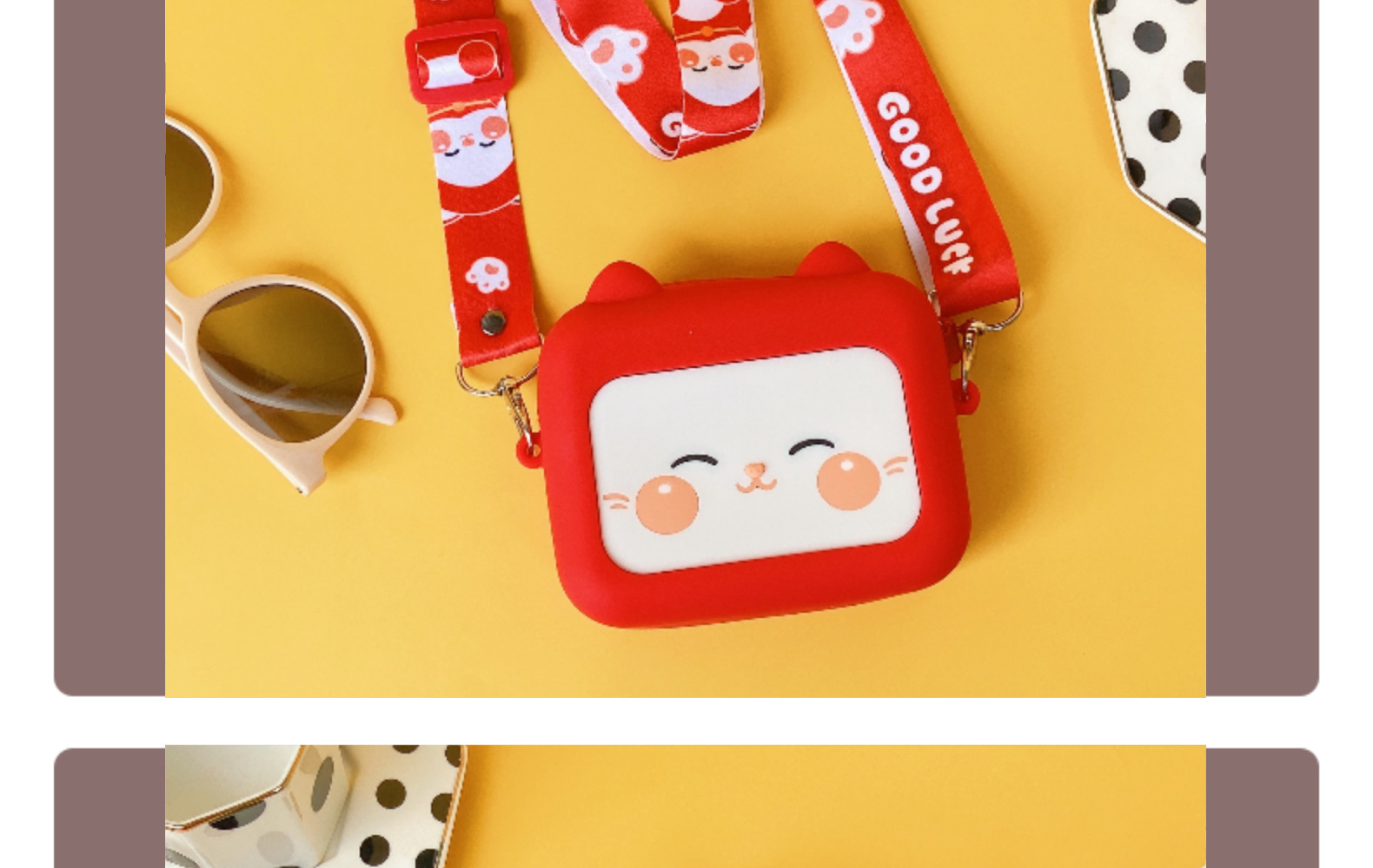 2021 New Square Silicone Coin Purse Toy Story Little Sister Net Red Bag Card Package Factory Direct Sales
