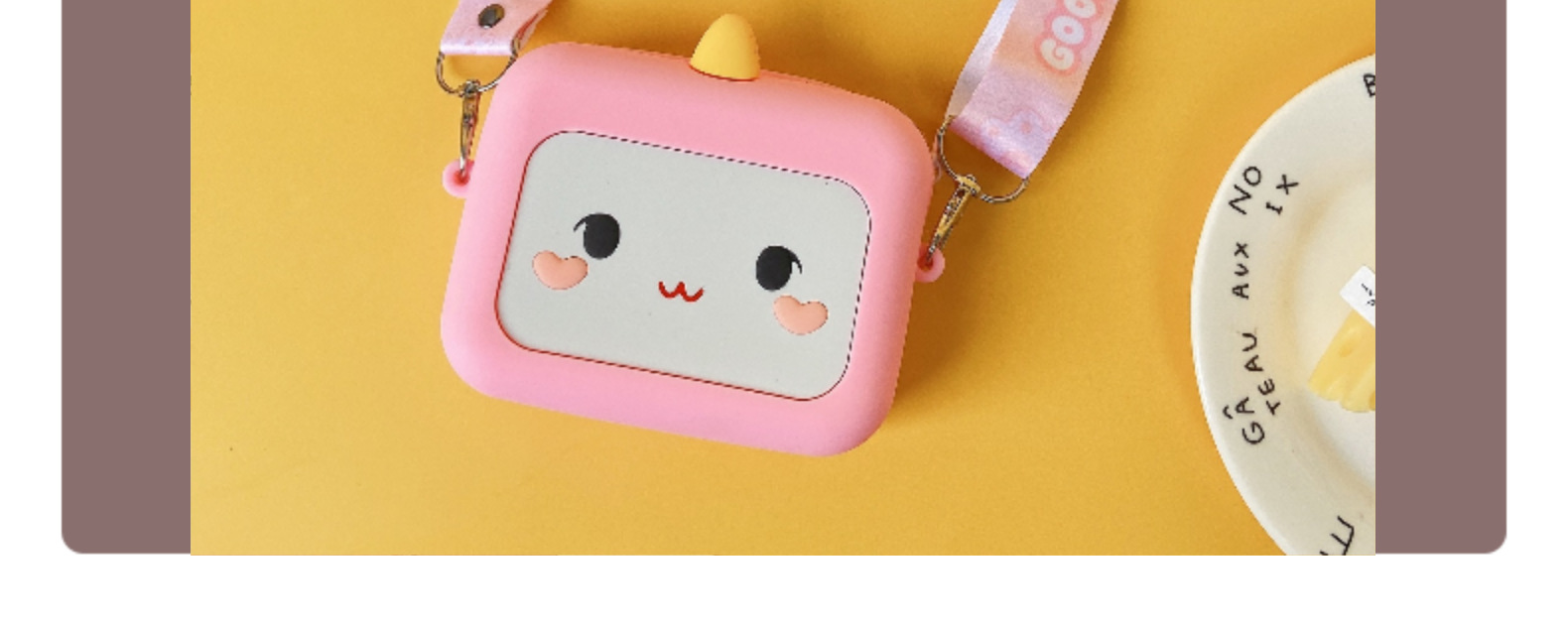 2021 New Square Silicone Coin Purse Toy Story Little Sister Net Red Bag Card Package Factory Direct Sales