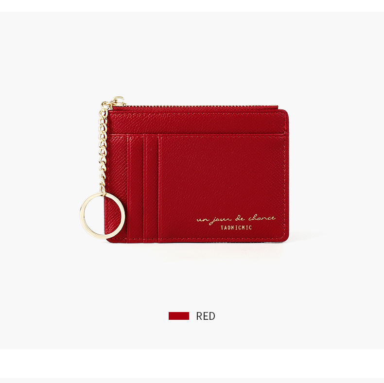 Yue Qian Kai New Zipper Women Coin Purse Korean Mini Key Chain Small Wallet Multiple Card Slots Card Holder Wallet Yue Qian Kai New Zipper Women Coin Purse Korean Mini Key Chain Small Wallet Multiple Card Slots Card Holder Wallet