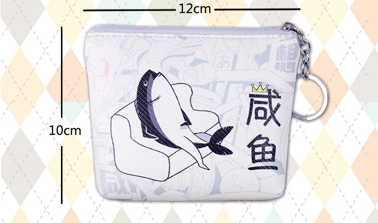 Cartoon Animation Coin Purse Date A Live REM Kimetsu No Yaiba Sora FGO Sakura Coin Bag Key Card Holder