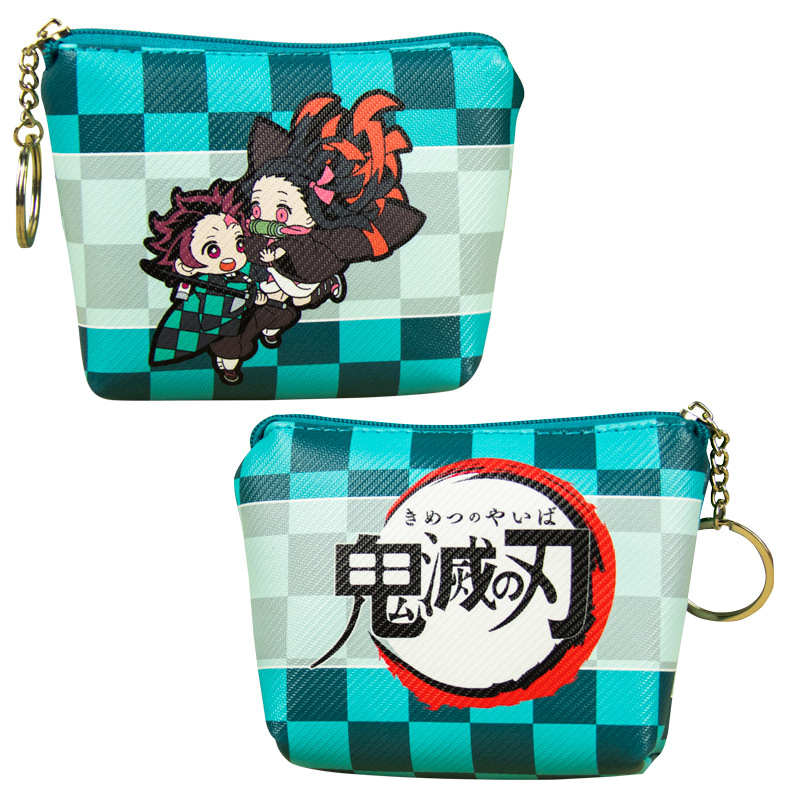 Cartoon Animation Coin Purse Date A Live REM Kimetsu No Yaiba Sora FGO Sakura Coin Bag Key Card Holder