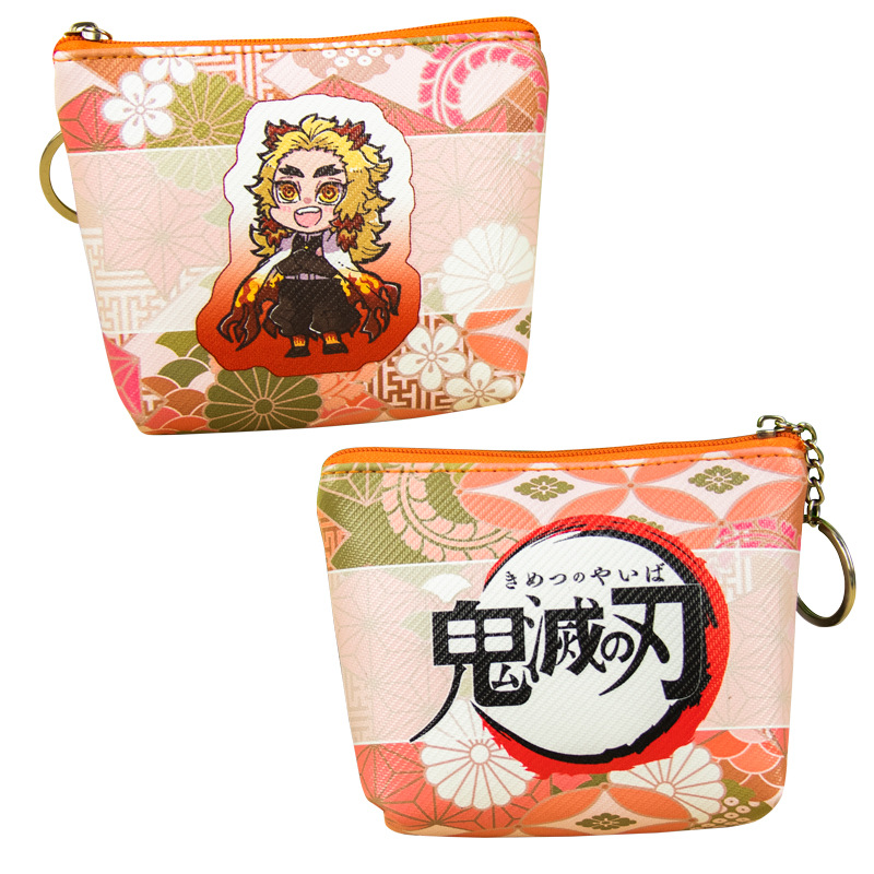 Cartoon Animation Coin Purse Date A Live REM Kimetsu No Yaiba Sora FGO Sakura Coin Bag Key Card Holder