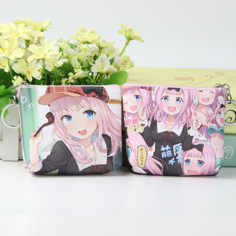 Cartoon Animation Coin Purse Date A Live REM Kimetsu No Yaiba Sora FGO Sakura Coin Bag Key Card Holder