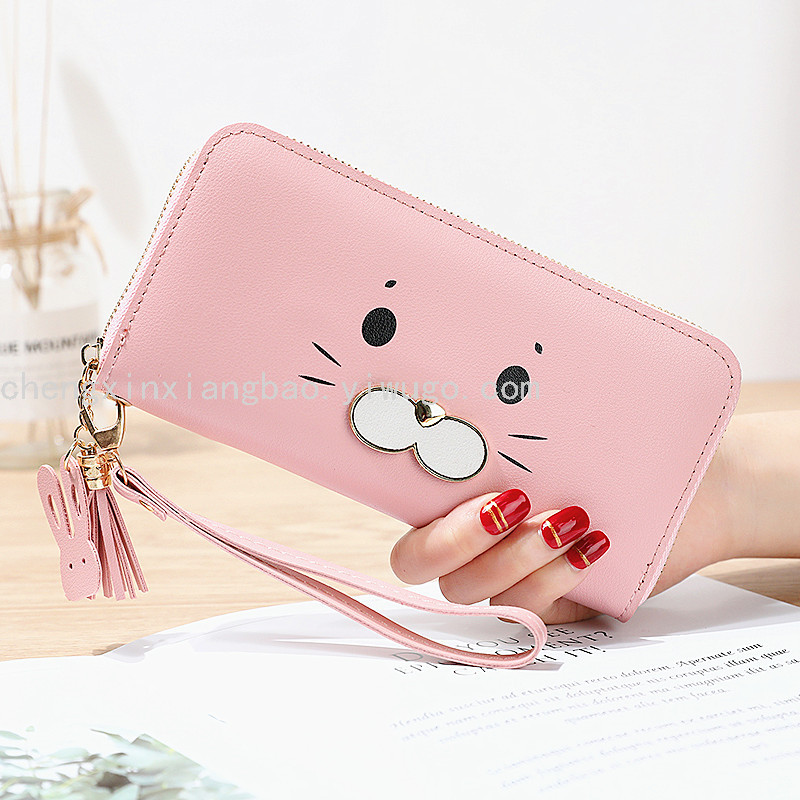 Trendy Women&#039;s Bags Single-Pull Bag Women&#039;s Wallet Small Seal Lady Hand-Carrying Wallet Hot Sale Coin Purse Women&#039;s Bag