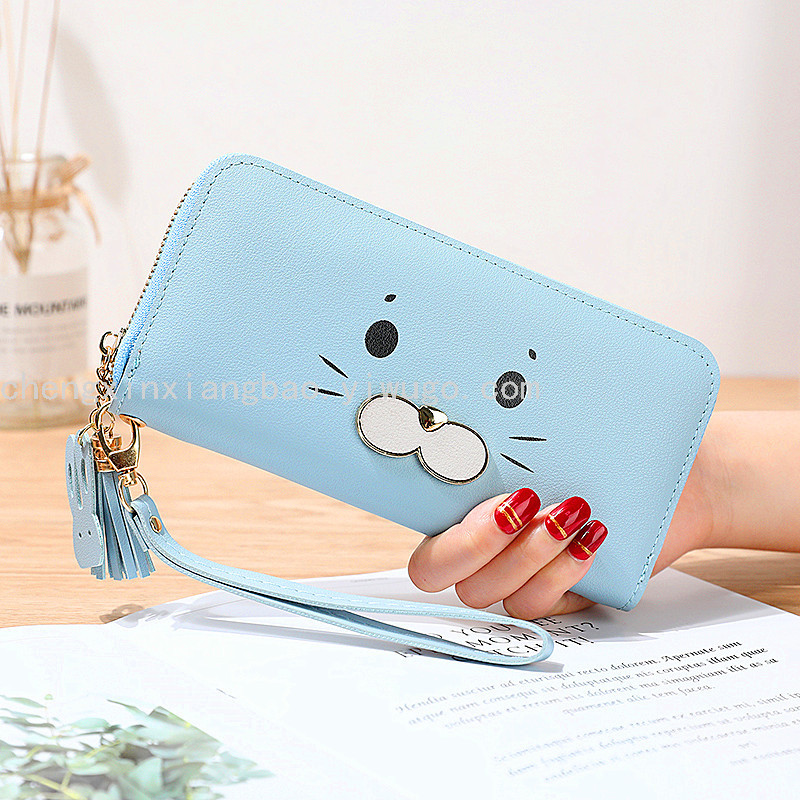 Trendy Women&#039;s Bags Single-Pull Bag Women&#039;s Wallet Small Seal Lady Hand-Carrying Wallet Hot Sale Coin Purse Women&#039;s Bag