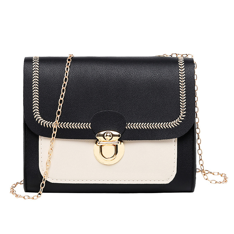 Mobile Phone Bag Sewing Line Women&#039;s Bag Color Matching Shoulder Coin Purse Chain Bag Messenger Bag