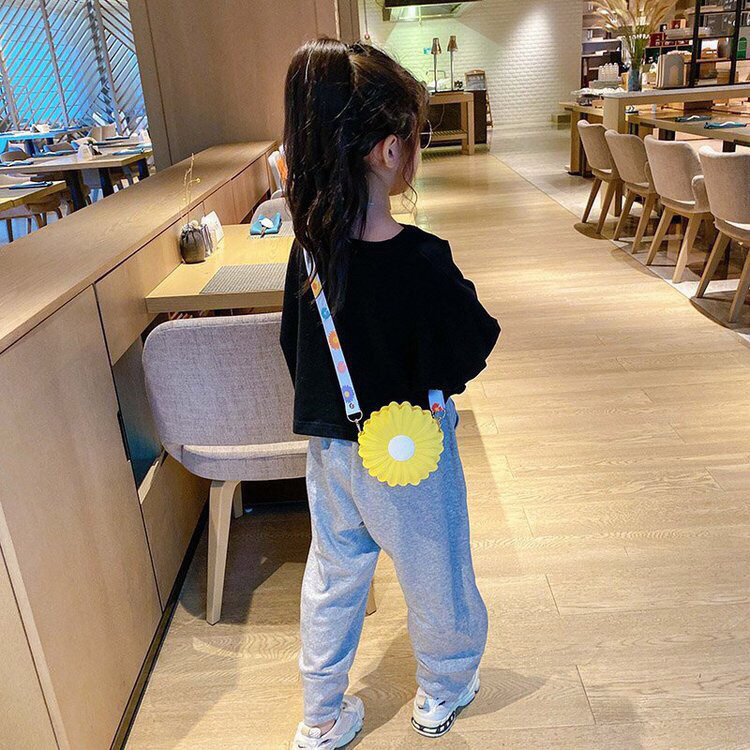 Korean Daisy Silicone Coin Purse Flower Silicone Storage Bag Autumn and Winter New