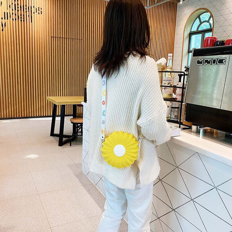 Korean Daisy Silicone Coin Purse Flower Silicone Storage Bag Autumn and Winter New