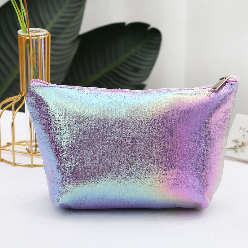 New Cartoon Cosmetic Bag Women's Pu Portable Storage Bag Ins Fishtail Travel Waterproof Cosmetic Bag Wash Bag