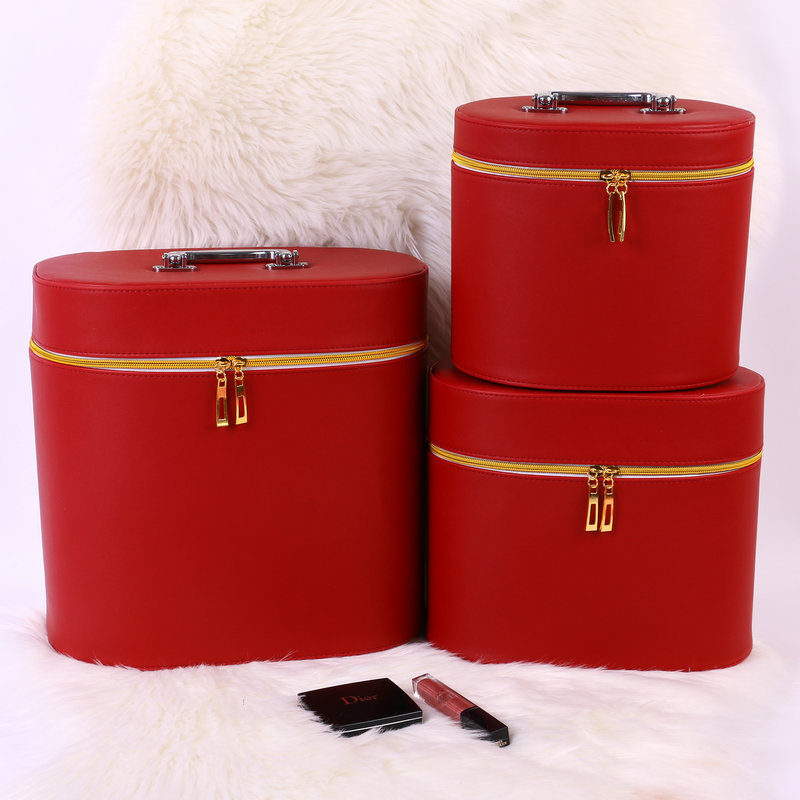 Korean-Style Cute Multi-Functional Zipper Cosmetic Bag with Mirror Women's Portable Storage Box Cosmetic Bag Toolbox Korean-Style Cute Multi-Functional Zipper Cosmetic Bag with Mirror Women's Portable Storage Box Cosmetic Bag Toolbox