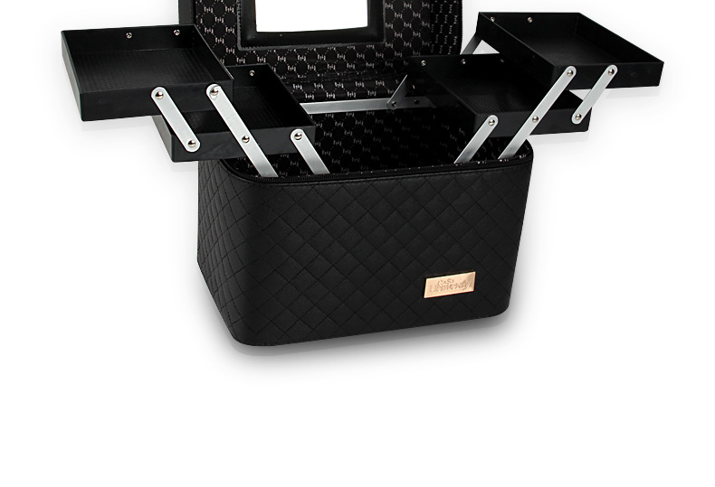 Korean-Style Multi-Layer Large Capacity Korean Cosmetic Bag Storage Box Jewelry Storage Box Portable Travel Storage Bag Cosmetic Case Korean-Style Multi-Layer Large Capacity Korean Cosmetic Bag Storage Box Jewelry Storage Box Portable Travel Storage Bag Cosmetic Case