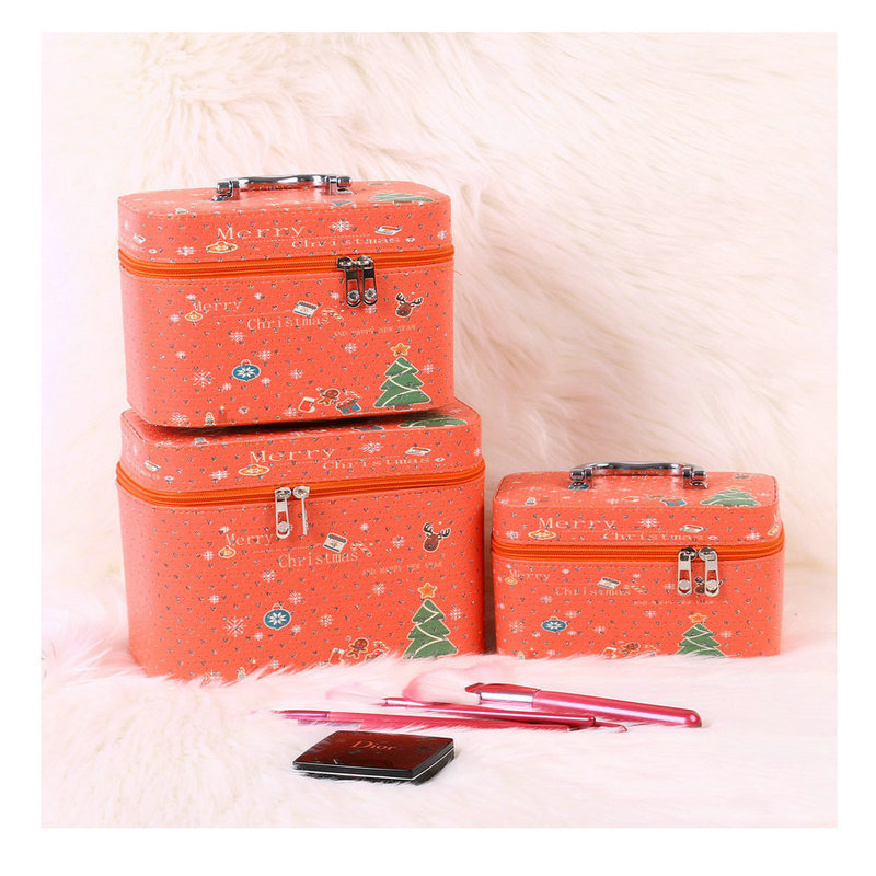 Cosmetic Bag Large and Small Portable Wholesale Large Capacity Travel Portable Cosmetic Case Portable Cosmetic Storage Bag Dressing